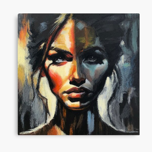 Item preview, Mysterious portrait of a woman designed and sold by PainterlyMaster.