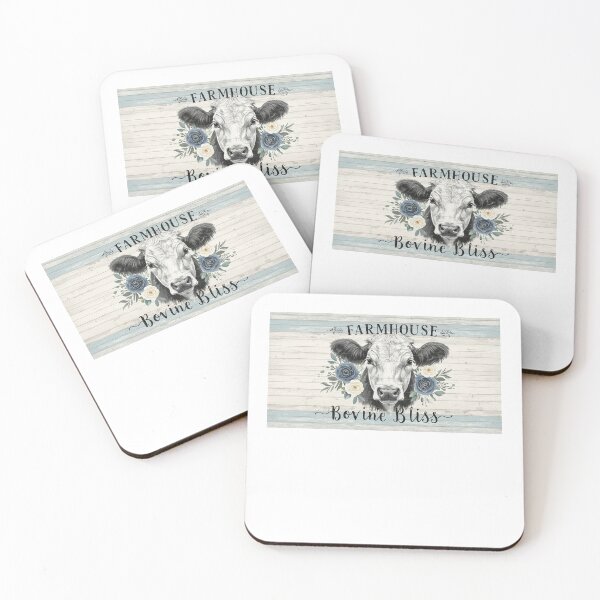 Item preview, Modern Farmhouse Chic - Rustic Cow Art designed and sold by FitEnvy.