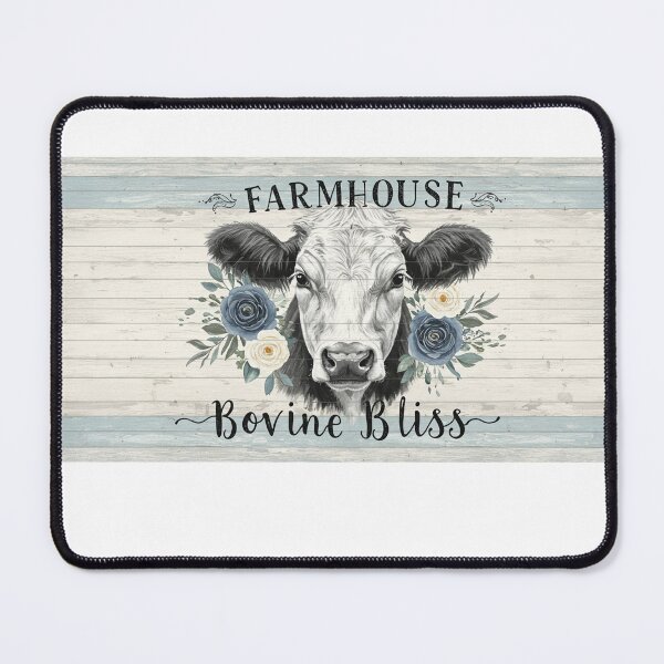 Item preview, Modern Farmhouse Chic - Rustic Cow Art designed and sold by FitEnvy.