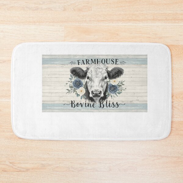 Item preview, Modern Farmhouse Chic - Rustic Cow Art designed and sold by FitEnvy.