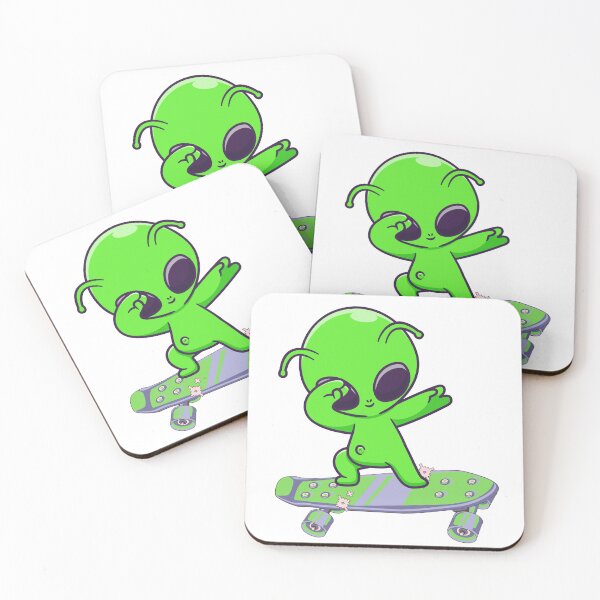 Item preview, Skater Alien Out of This World designed and sold by BlesstB.