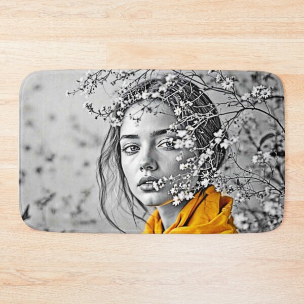 Item preview, Woman Floral Art Print  designed and sold by Health And Fitness Posts e-Store.