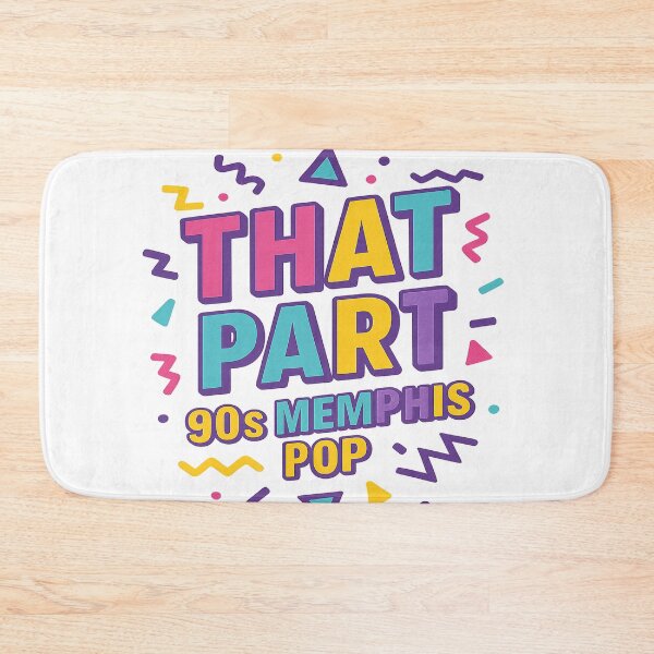 Item preview, That Part - 90s Memphis Pop Throwback designed and sold by POD DYNASTY | Original Print On Demand T-Shirt Graphics.