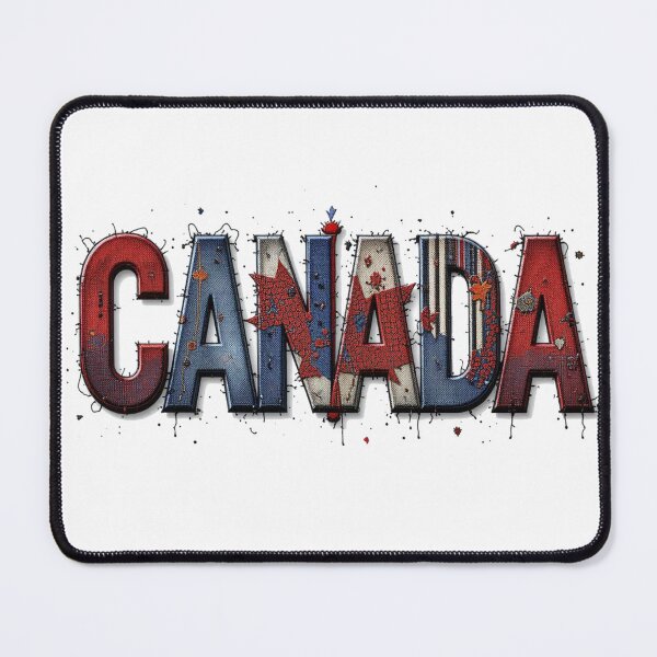 Item preview, Canada with stitched denim pattern designed and sold by Nimkaew.