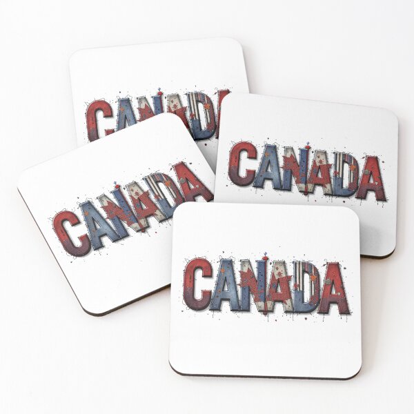 Item preview, Canada with stitched denim pattern designed and sold by Nimkaew.