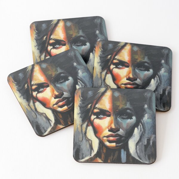Item preview, Mysterious portrait of a woman designed and sold by PainterlyMaster.