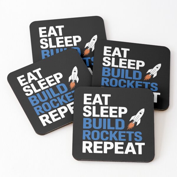 Item preview, Eat Sleep Build Rockets Repeat Aerospace Engineer designed and sold by tmerchtrends.
