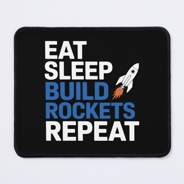 Item preview, Eat Sleep Build Rockets Repeat Aerospace Engineer designed and sold by tmerchtrends.