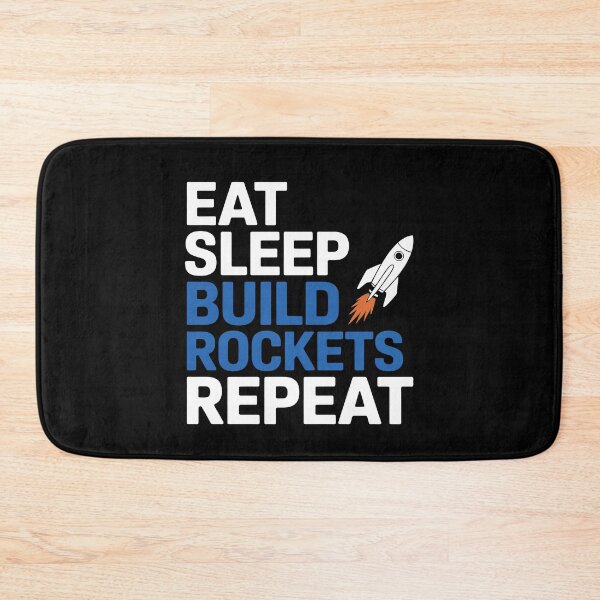 Item preview, Eat Sleep Build Rockets Repeat Aerospace Engineer designed and sold by tmerchtrends.