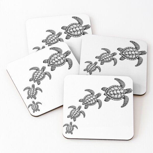 Item preview, Follow me turtles designed and sold by Onepawinthesand.