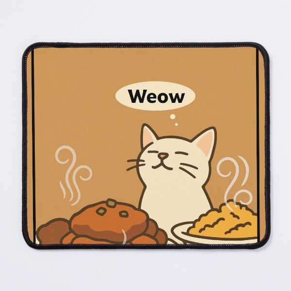 Item preview, Weow cat designed and sold by Damsel prints.
