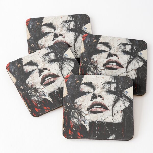 Item preview, Between graffiti and emotion - black hair by Elin Norrgård designed and sold by VelvetEchoArt.