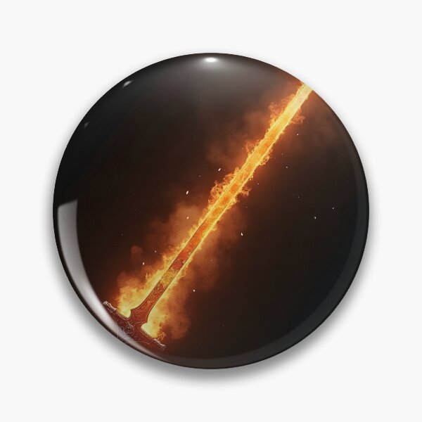 Item preview, Fire Longsword designed and sold by vividcrucibledesigns.