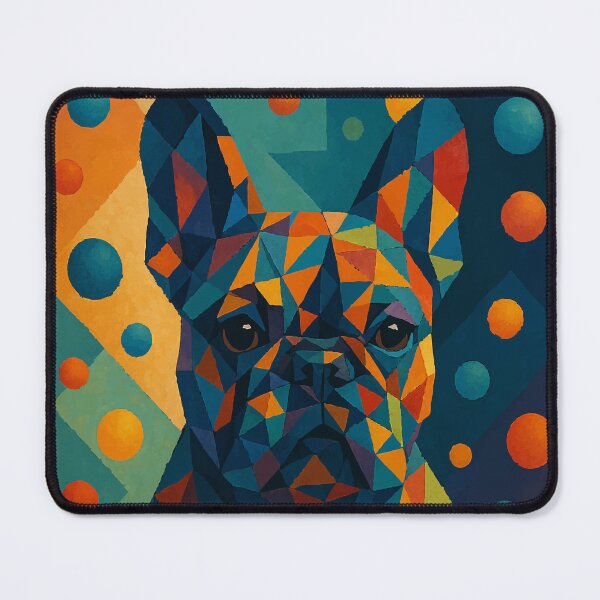 Item preview, Prism Pup: Geometric Frenchie Vibes designed and sold by AbstractAnom.