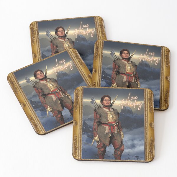 Item preview, Scout Lace Harding of Dragon Age the Veilguard designed and sold by Heralds Rest Book Store.