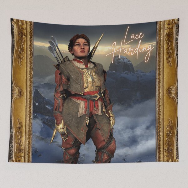 Item preview, Scout Lace Harding of Dragon Age the Veilguard designed and sold by Heralds Rest Book Store.