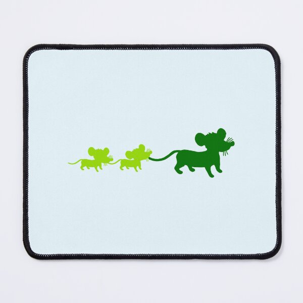 Item preview, Mouse Family Mom Dad 2 Children Mother Silhouette designed and sold by shirt-o-mat.