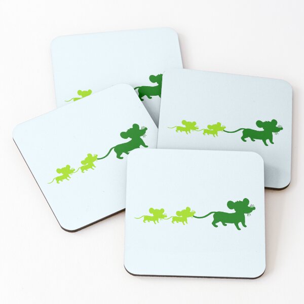 Item preview, Mouse Family Mom Dad 2 Children Mother Silhouette designed and sold by shirt-o-mat.
