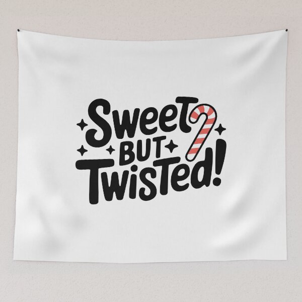 Item preview, Sweet But Twisted! Cute Candy Cane Pun designed and sold by PMCreative.