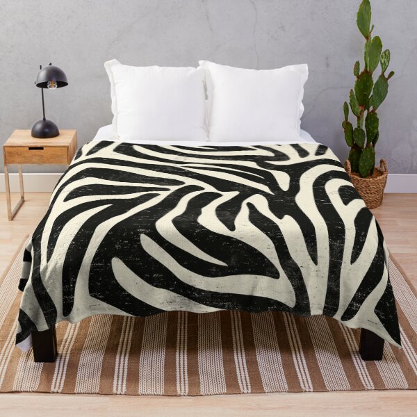 Item preview, Seamless Zebra Stripes Pattern in Black and Light Background designed and sold by SylvieVibes.
