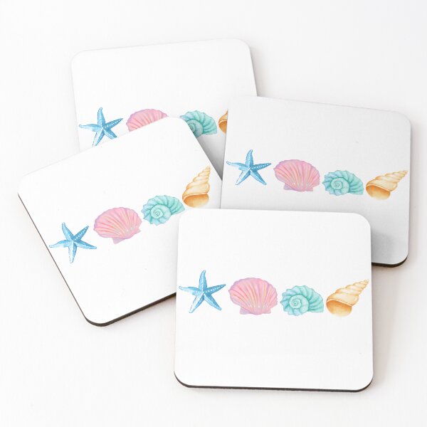 Item preview, Colours of the ocean shell design designed and sold by Onepawinthesand.