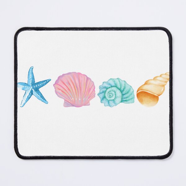 Item preview, Colours of the ocean shell design designed and sold by Onepawinthesand.