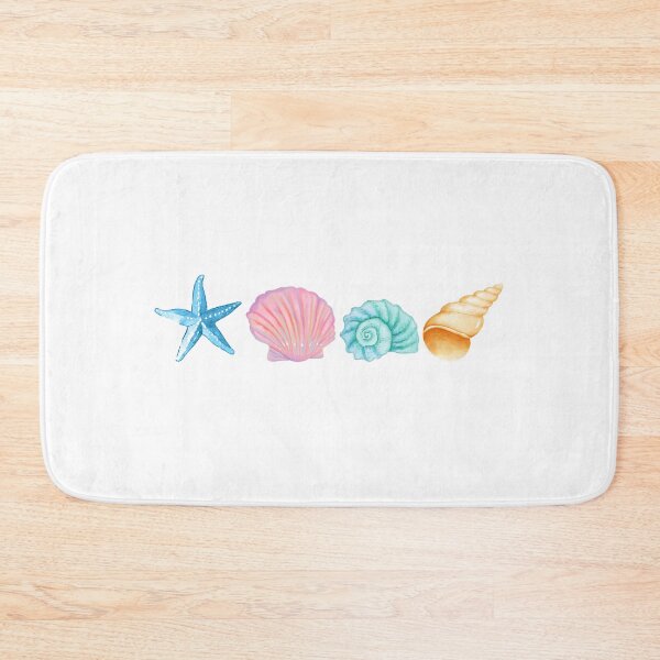 Item preview, Colours of the ocean shell design designed and sold by Onepawinthesand.