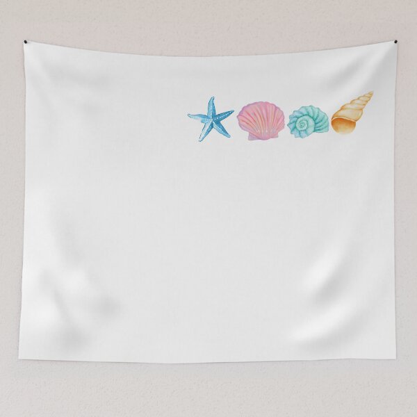 Item preview, Colours of the ocean shell design designed and sold by Onepawinthesand.
