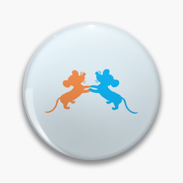 Item preview, 2 Mice Dance Hands Holding Couple Team Fun Friends designed and sold by shirt-o-mat.