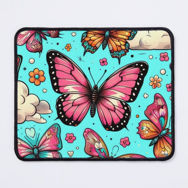 Item preview, Colorful Comic Butterflies – AI Artwork of Beautiful Butterfly Collection for Clothing and Accessories for Nature Lovers designed and sold by knalpot-design.