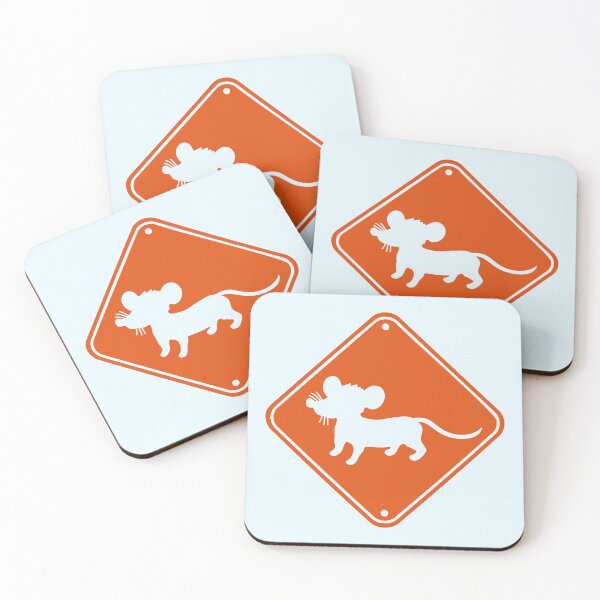 Item preview, Evil Mouse Sign Warning Caution Danger Zone Area designed and sold by shirt-o-mat.