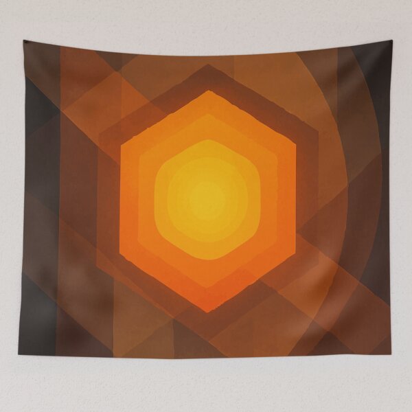 Item preview, Solar Core: Geometric Lightburst designed and sold by AbstractAnom.