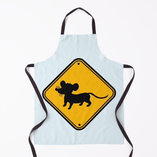 Item preview, Evil Mouse Sign Warning Caution Danger Zone Area designed and sold by shirt-o-mat.