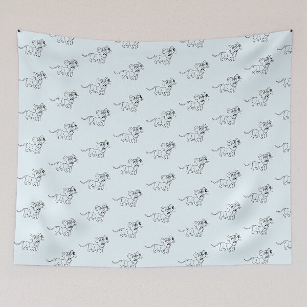 Item preview, Mouse Exhausted Sad Desperate Tired Suffering Fun designed and sold by shirt-o-mat.