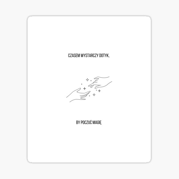 Item preview, Magic Touch – Minimalist Quote Graphic  designed and sold by Marzenia-M-L.