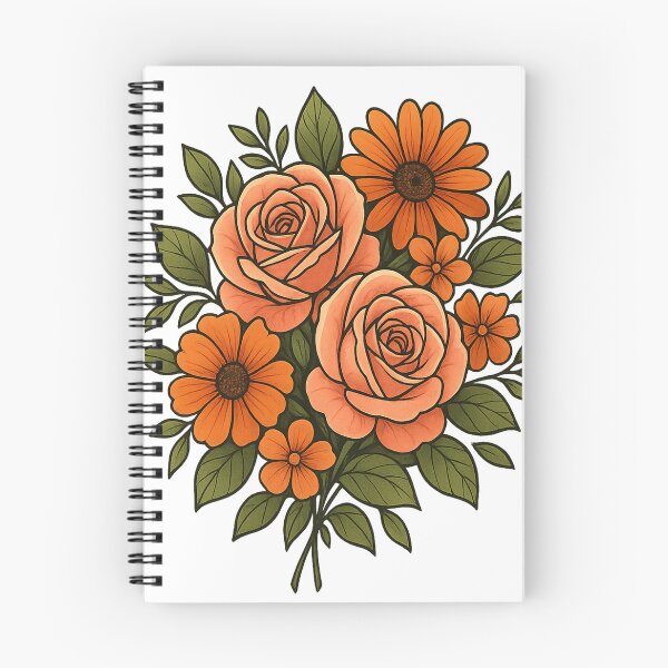 Item preview, Floral Harmony – Orange Bloom Collection designed and sold by PastimeMastery.
