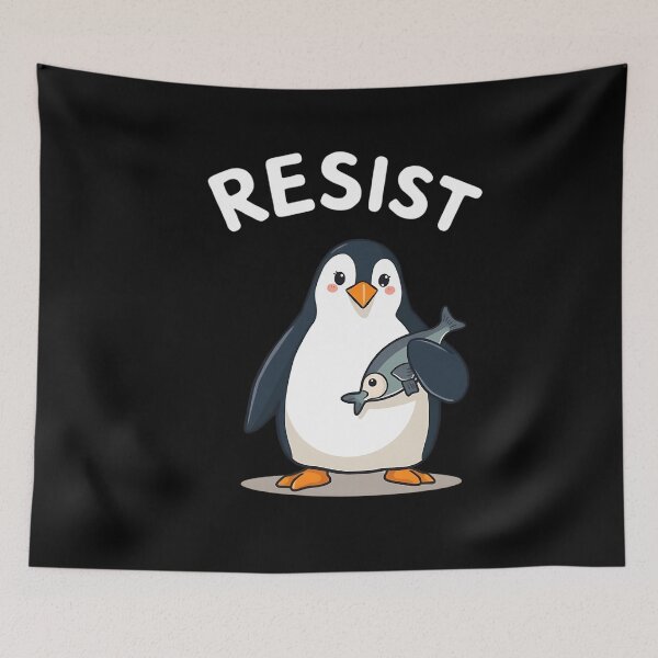 Item preview, Resist-Penguin designed and sold by Haji  Kamora.