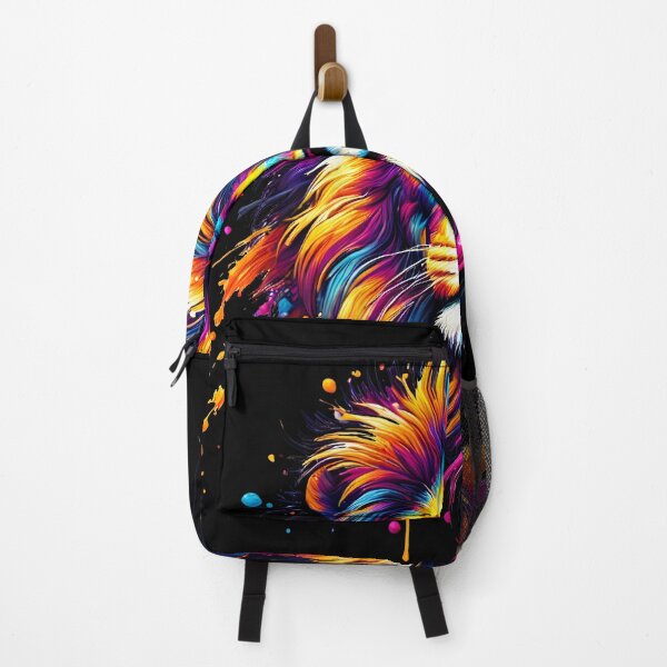 Item preview, Vibrant Colorful Lion Head Art  Psychedelic Animal Design for Bold Style Lovers designed and sold by DrawHandArt.
