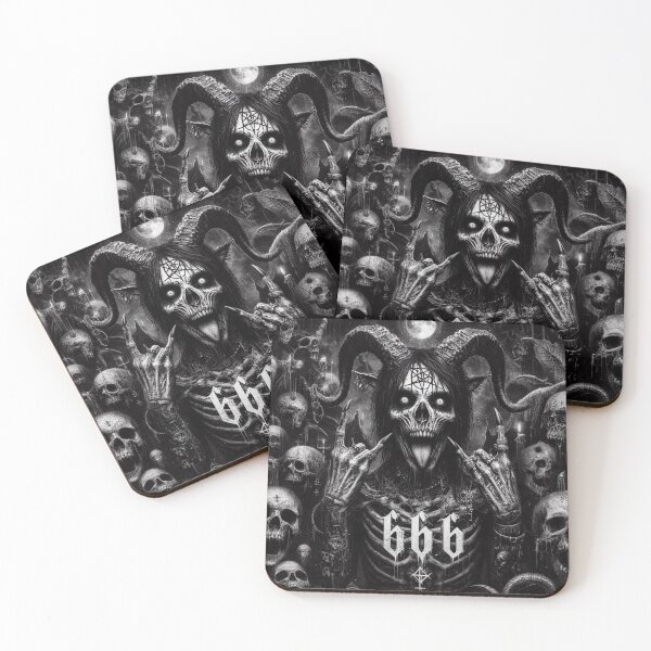 Item preview, Black Metal Rocker Art designed and sold by TheDarkWardrobe.
