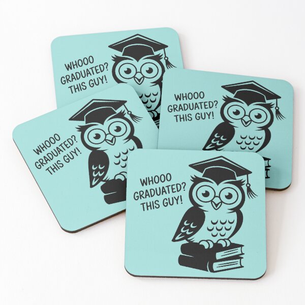 Item preview, Funny Owl Graduation with Books designed and sold by theartfulaspie.
