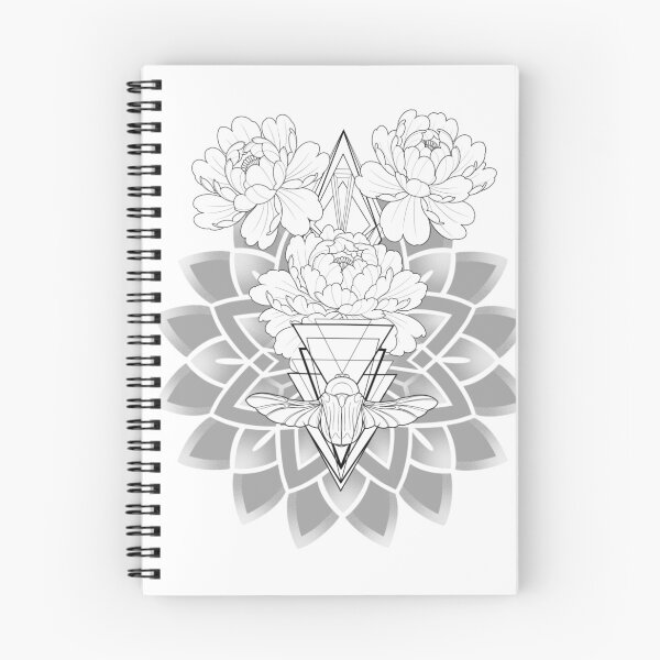 Item preview, Moth mandala flowers  designed and sold by gentlebenellis.