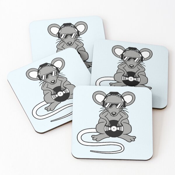 Item preview, Mouse DJ Sunglasses Headphones Party Music Club designed and sold by shirt-o-mat.