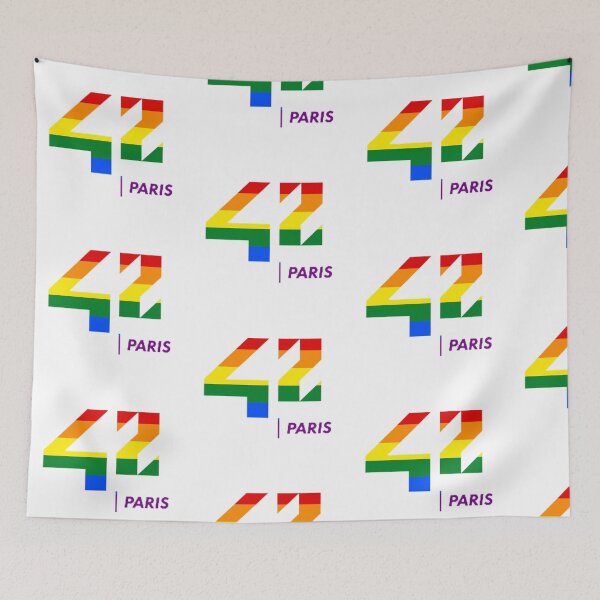 Item preview, 42 Paris LGBT WB designed and sold by Artic-Print.