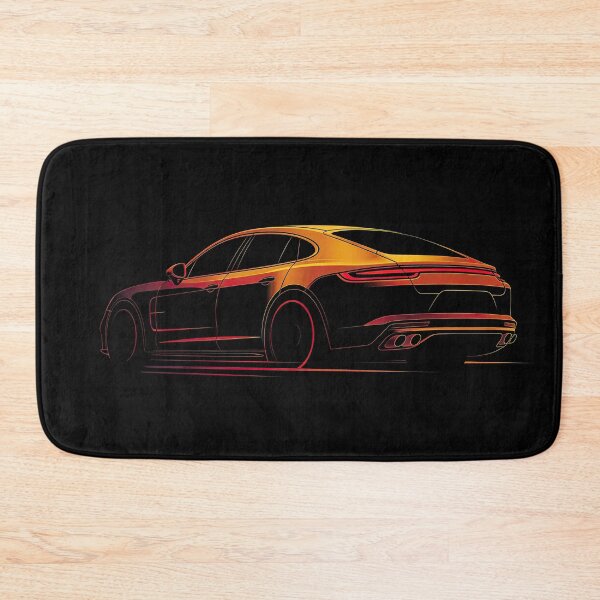 Item preview, Red Porsche Panamera line art designed and sold by blackdogshop.