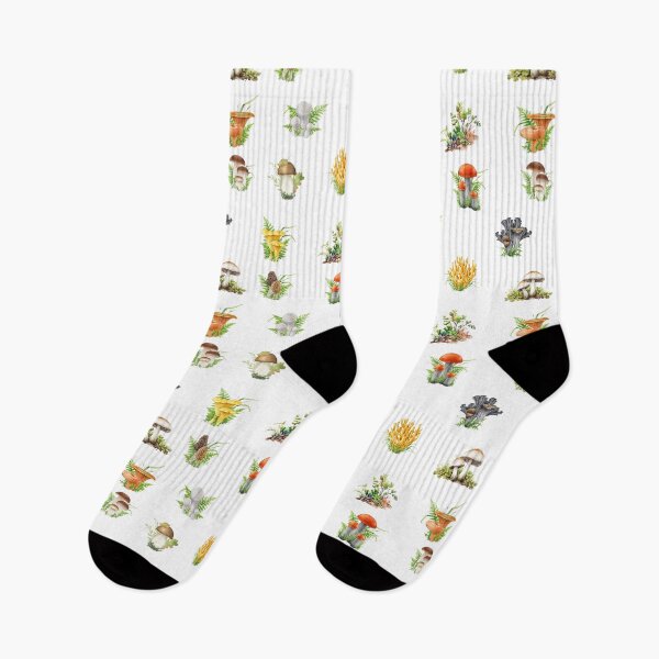 Item preview, Watercolor Mushrooms and Forest Plants  designed and sold by silviaol.