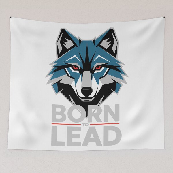 Item preview, Born to Lead – Alpha Wolf Geometric Vector Shirt designed and sold by AP_1979.