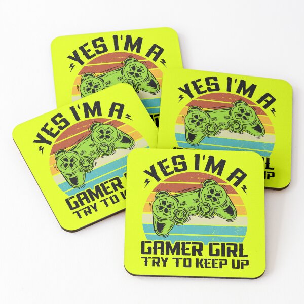 Item preview, gamer girl, gamer, gaming, funny, try to keep up, video games, yes im a gamer girl, yes im a gamer girl try to keep up  designed and sold by happinesproject.