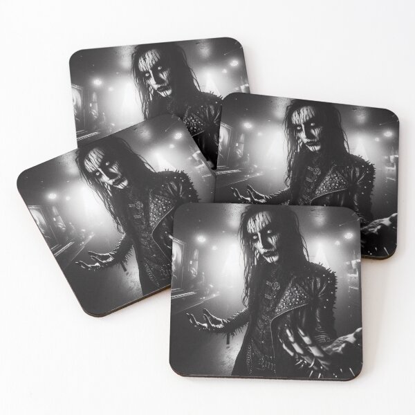 Item preview, Black Metal Rocker Art designed and sold by TheDarkWardrobe.