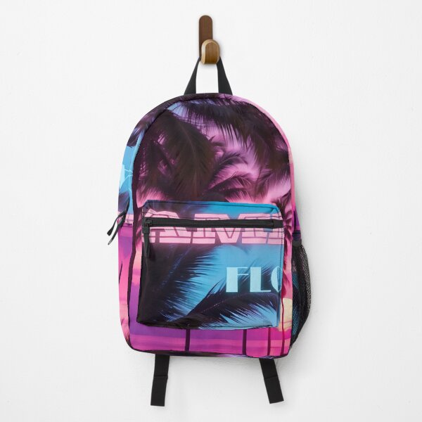 Item preview, Miami Vice Vibes: Retro '80s Sunset Skyline Poster designed and sold by Ceemko's Vintage Corner.