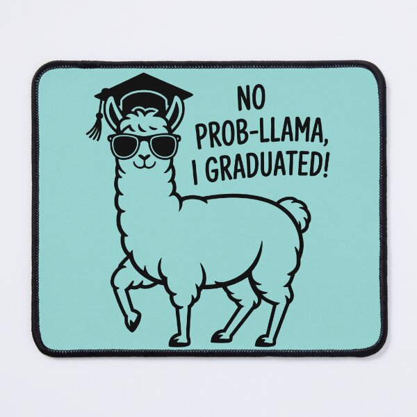 Item preview, Cool Llama Graduation Strut designed and sold by theartfulaspie.